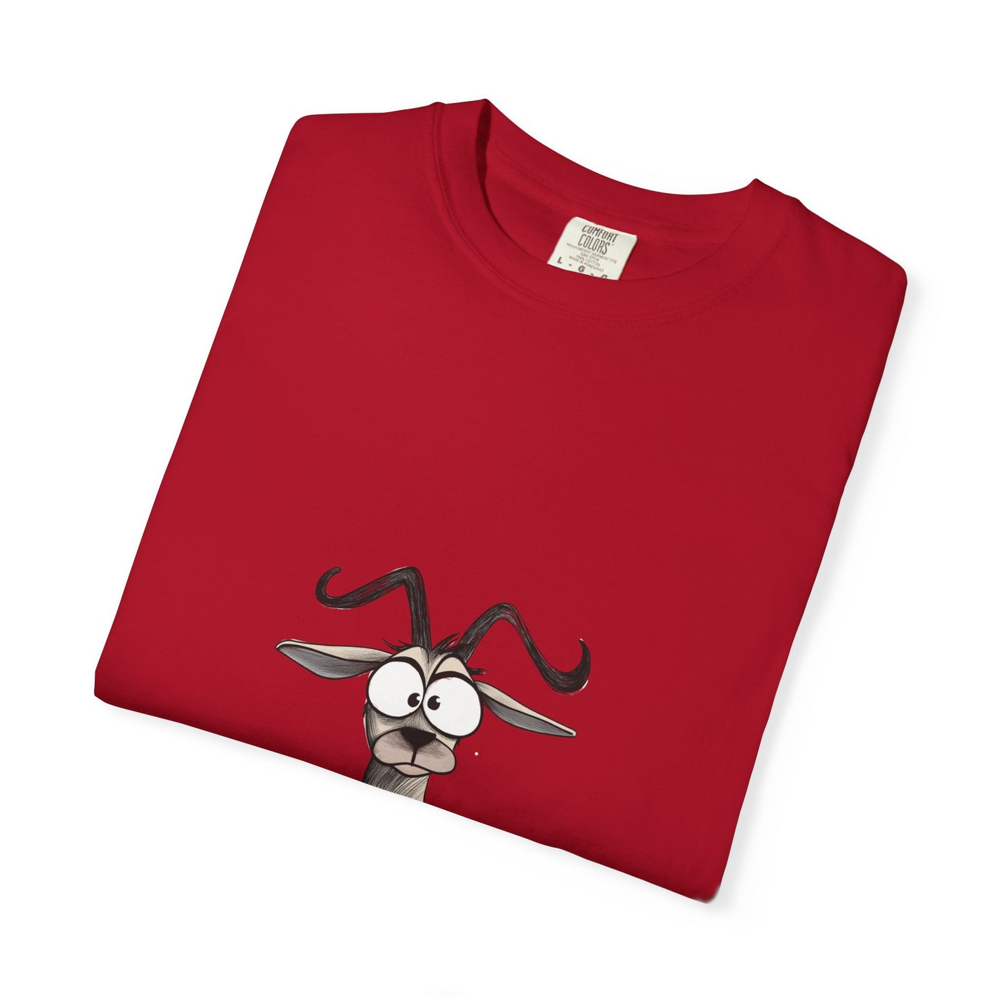 Funny Goat Graphic T-Shirt, G.O.A.T. Tee, Humor T-Shirt, Gift for Animal Lovers, Quirky Apparel