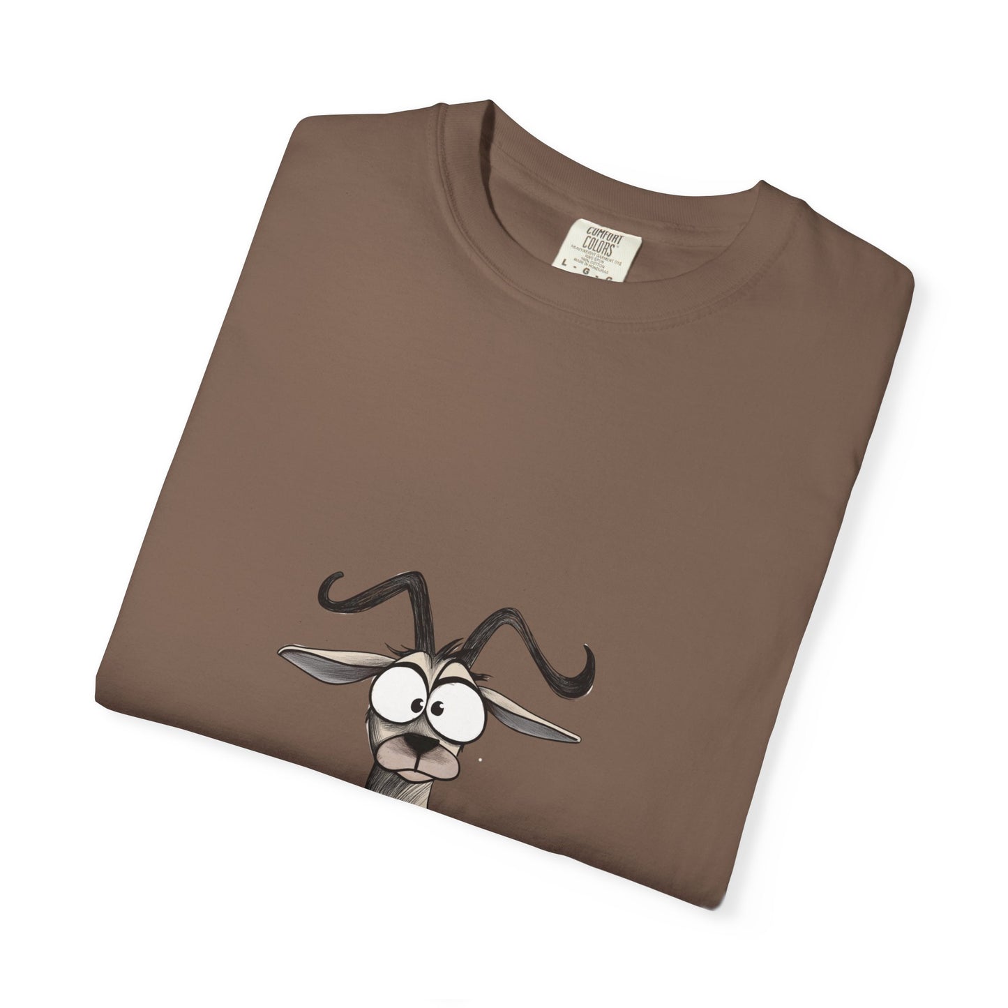 Funny Goat Graphic T-Shirt, G.O.A.T. Tee, Humor T-Shirt, Gift for Animal Lovers, Quirky Apparel