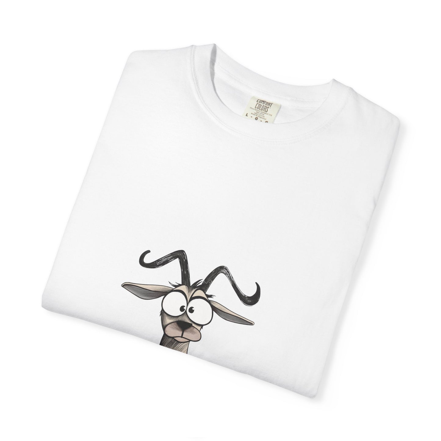 Funny Goat Graphic T-Shirt, G.O.A.T. Tee, Humor T-Shirt, Gift for Animal Lovers, Quirky Apparel