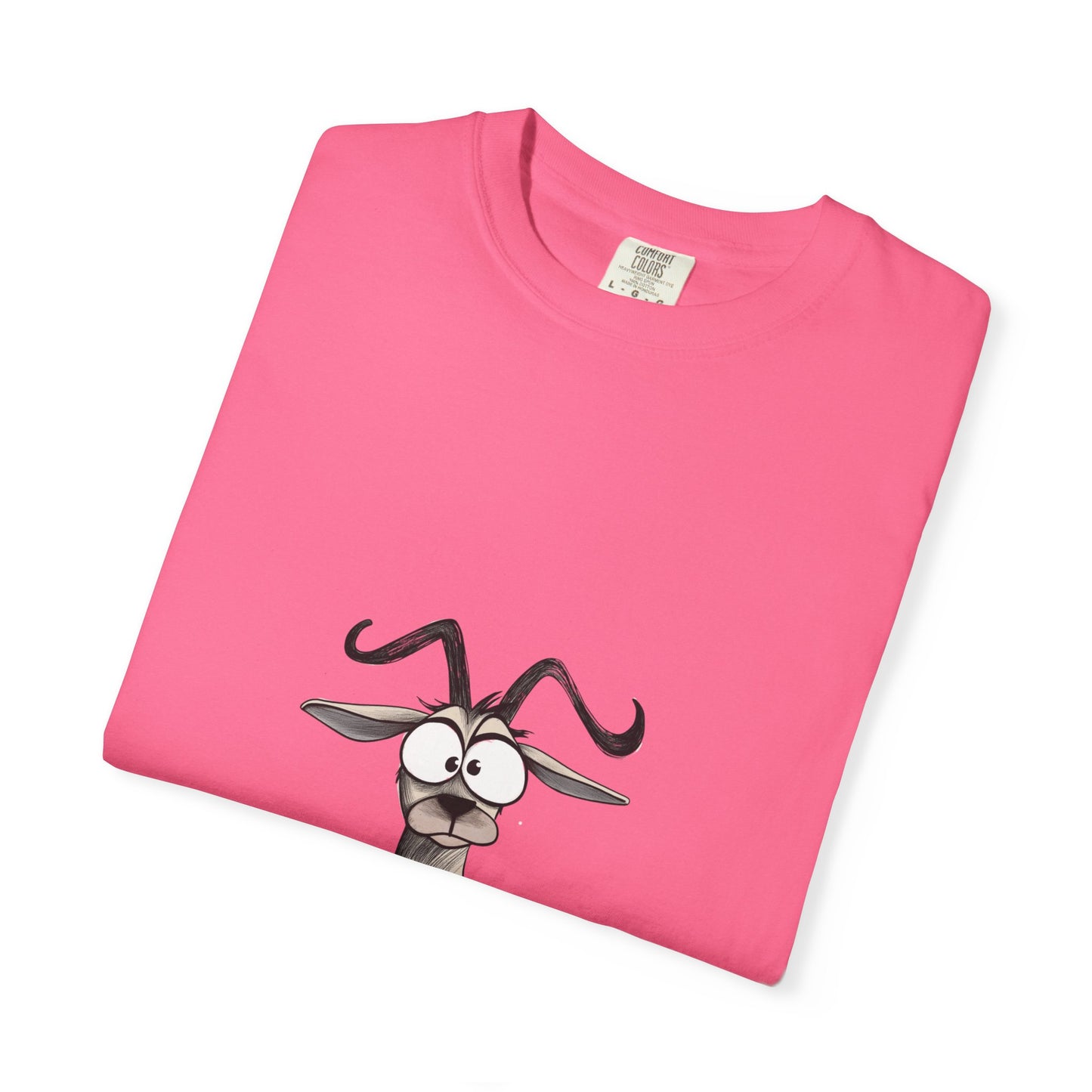 Funny Goat Graphic T-Shirt, G.O.A.T. Tee, Humor T-Shirt, Gift for Animal Lovers, Quirky Apparel