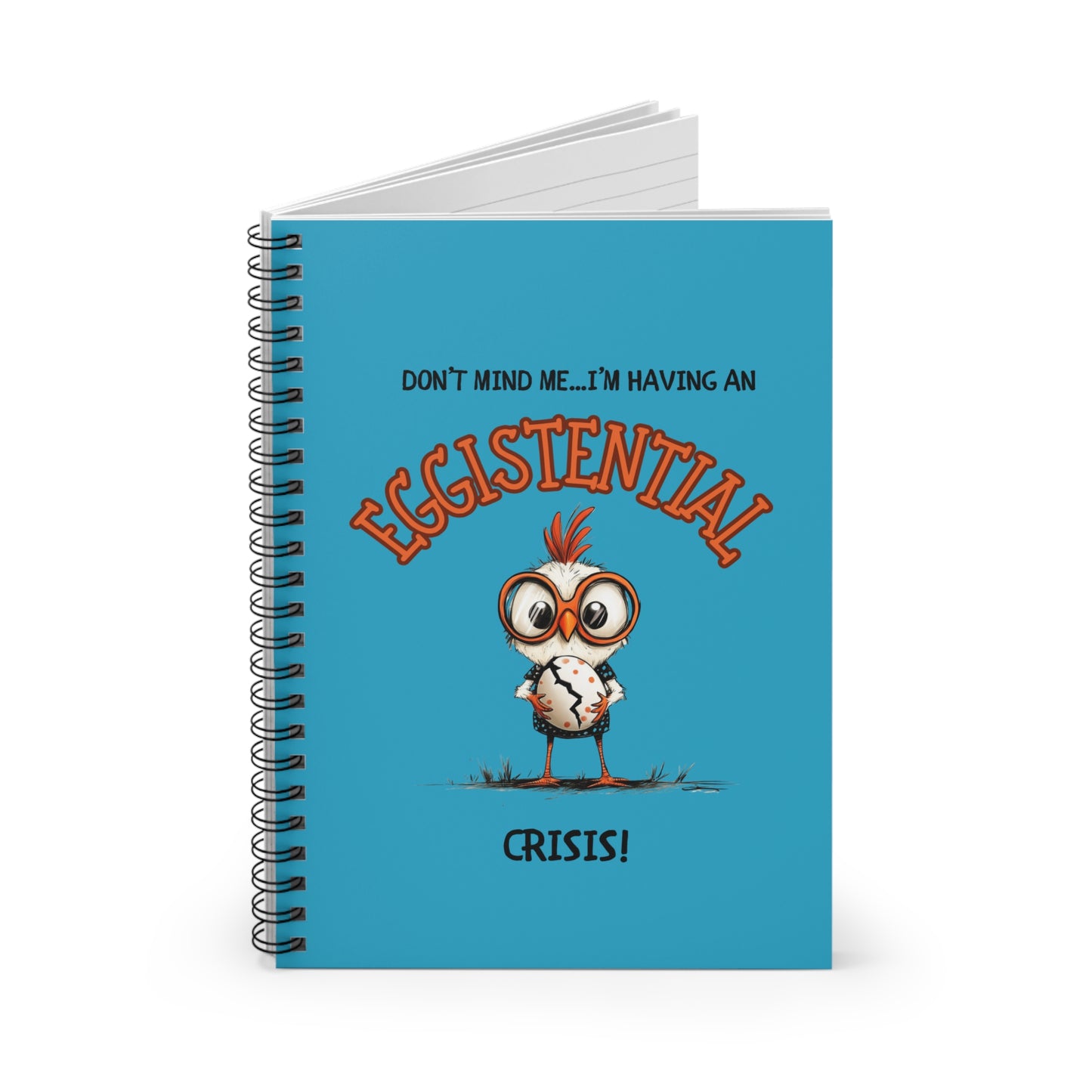 Egg-cellent Spiral Notebook - Turquoise Journal