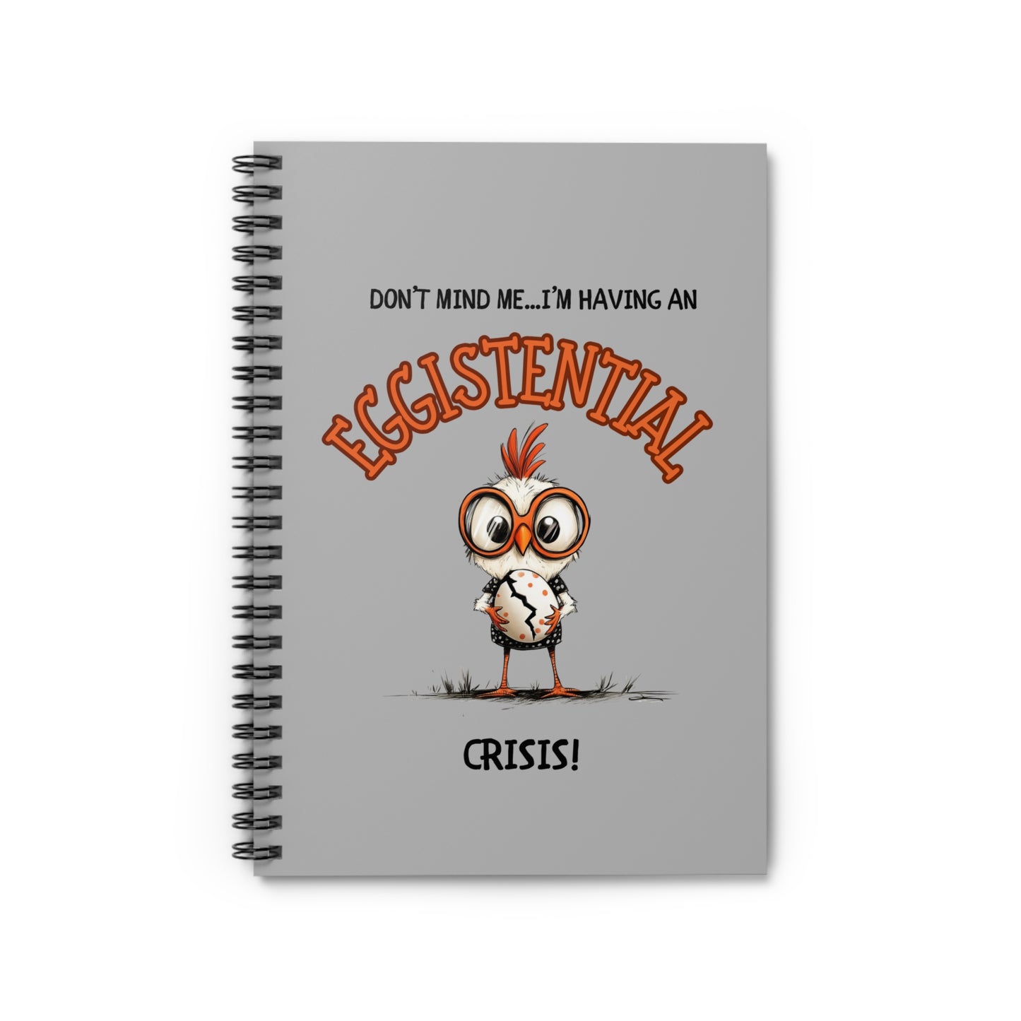 Egg-cellent Spiral Notebook - Gray Journal