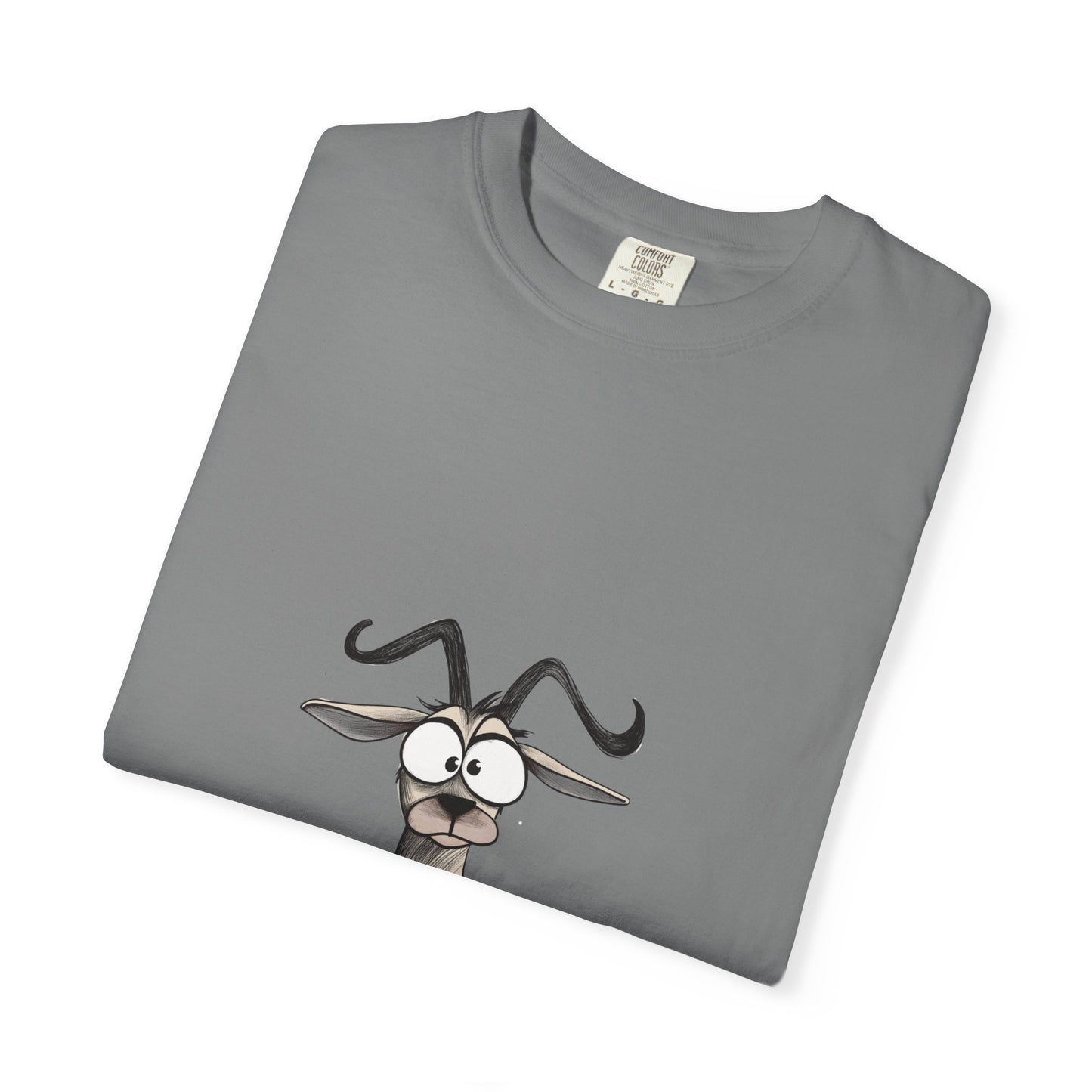 Funny Goat Graphic T-Shirt, G.O.A.T. Tee, Humor T-Shirt, Gift for Animal Lovers, Quirky Apparel
