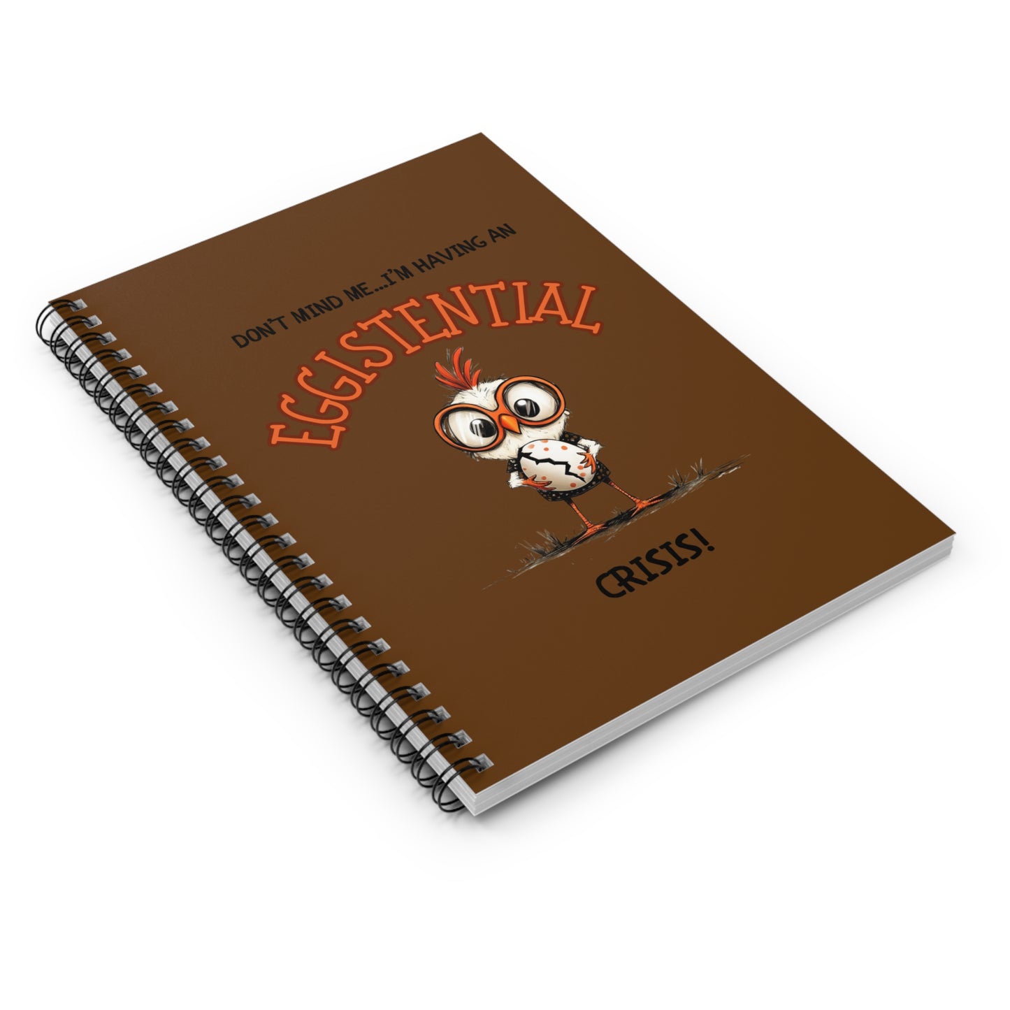 Egg-cellent Spiral Notebook - Brown Journal