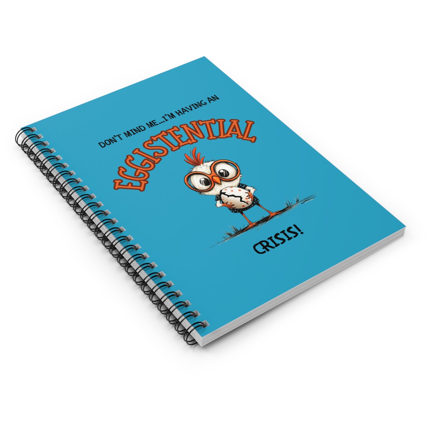 Egg-cellent Spiral Notebook - Turquoise Journal