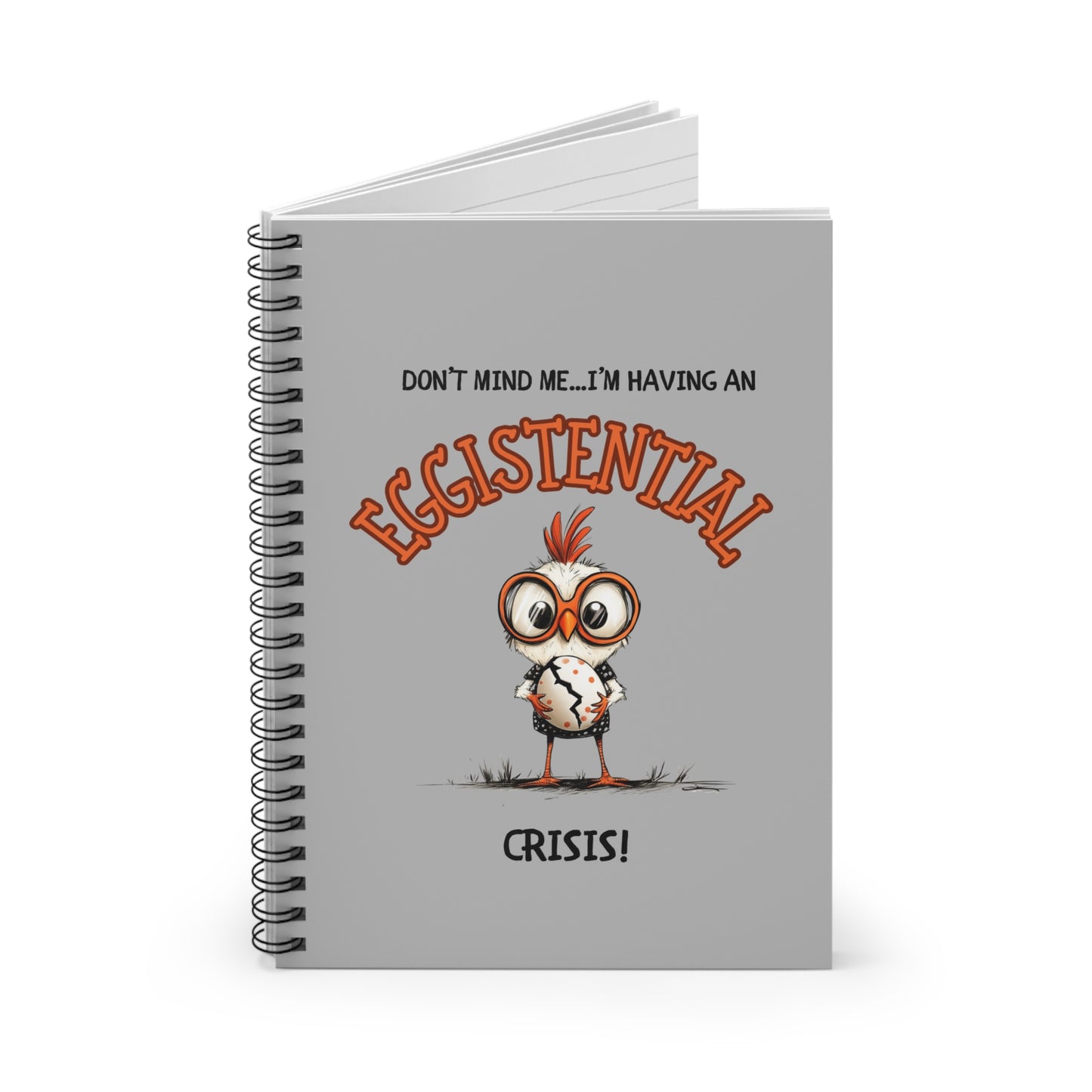 Egg-cellent Spiral Notebook - Gray Journal
