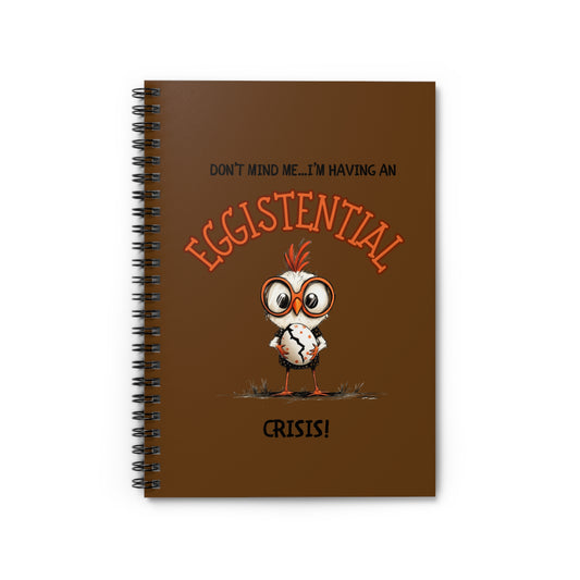 Egg-cellent Spiral Notebook - Brown Journal