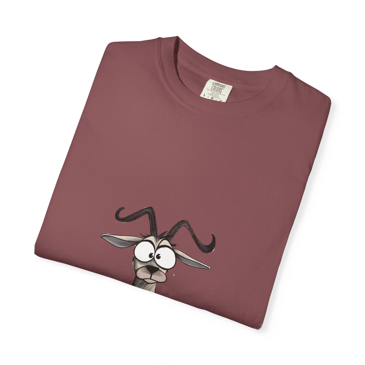 Funny Goat Graphic T-Shirt, G.O.A.T. Tee, Humor T-Shirt, Gift for Animal Lovers, Quirky Apparel