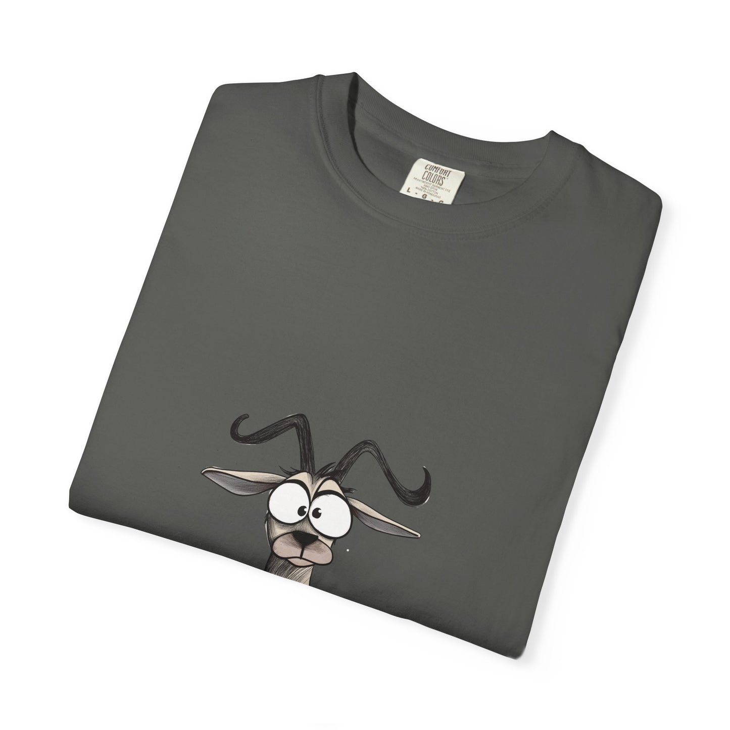 Funny Goat Graphic T-Shirt, G.O.A.T. Tee, Humor T-Shirt, Gift for Animal Lovers, Quirky Apparel