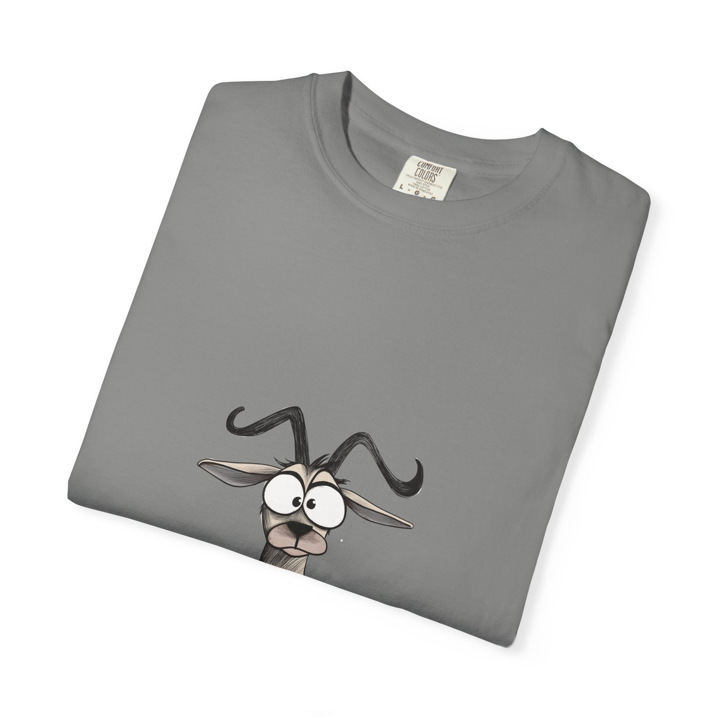 Funny Goat Graphic T-Shirt, G.O.A.T. Tee, Humor T-Shirt, Gift for Animal Lovers, Quirky Apparel