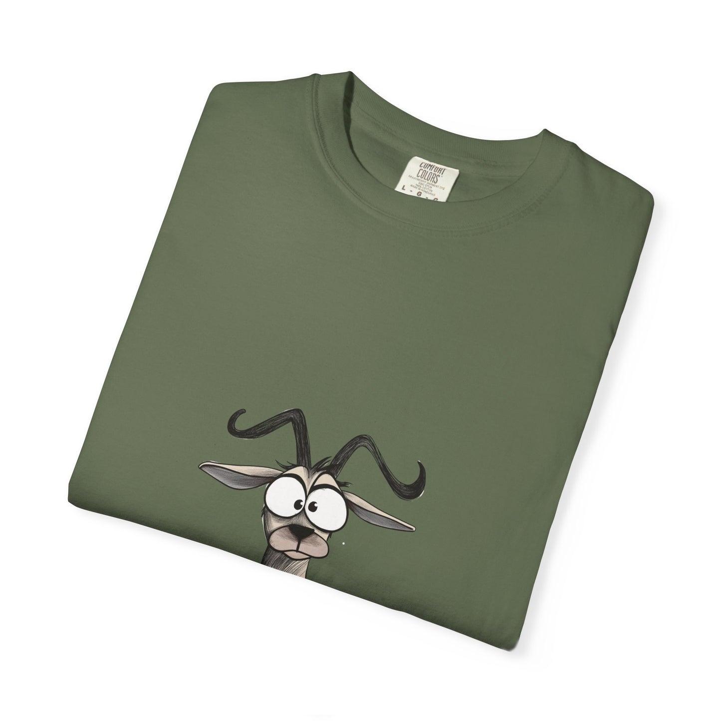 Funny Goat Graphic T-Shirt, G.O.A.T. Tee, Humor T-Shirt, Gift for Animal Lovers, Quirky Apparel