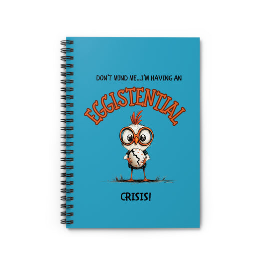 Egg-cellent Spiral Notebook - Turquoise Journal