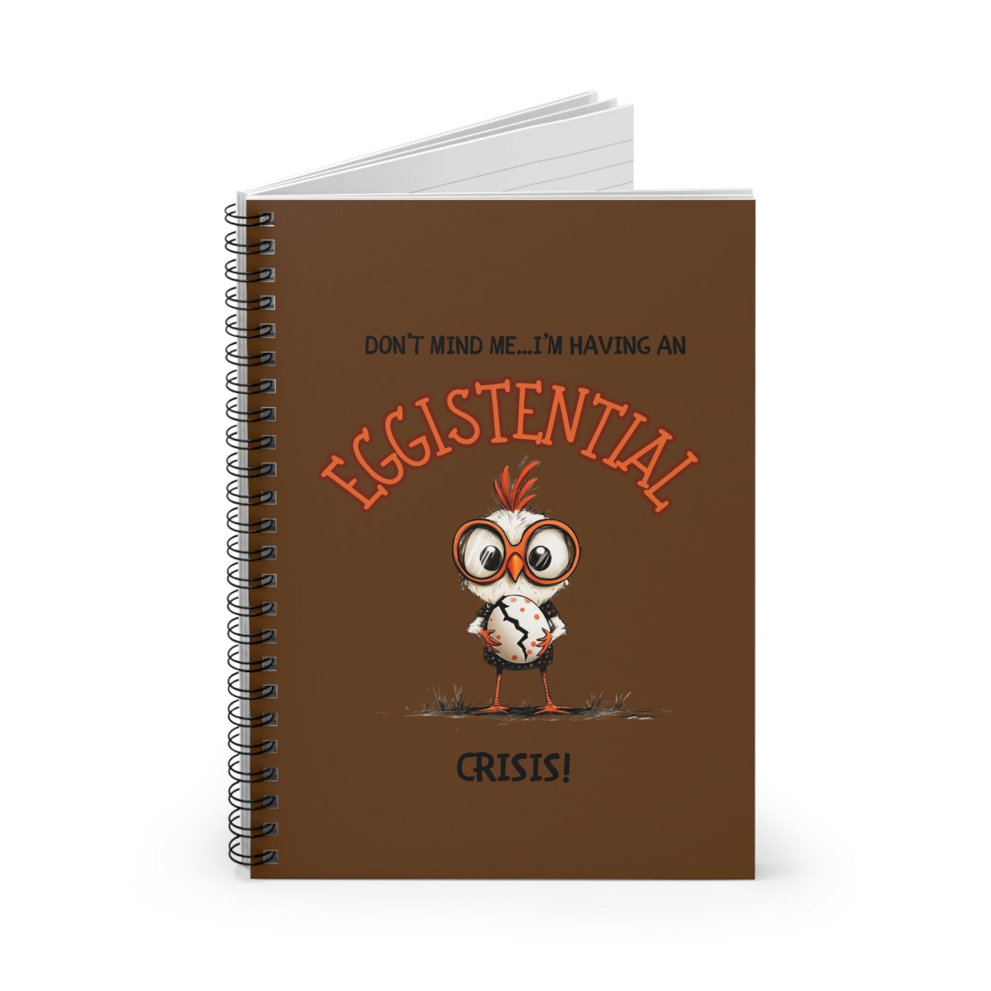 Egg-cellent Spiral Notebook - Brown Journal