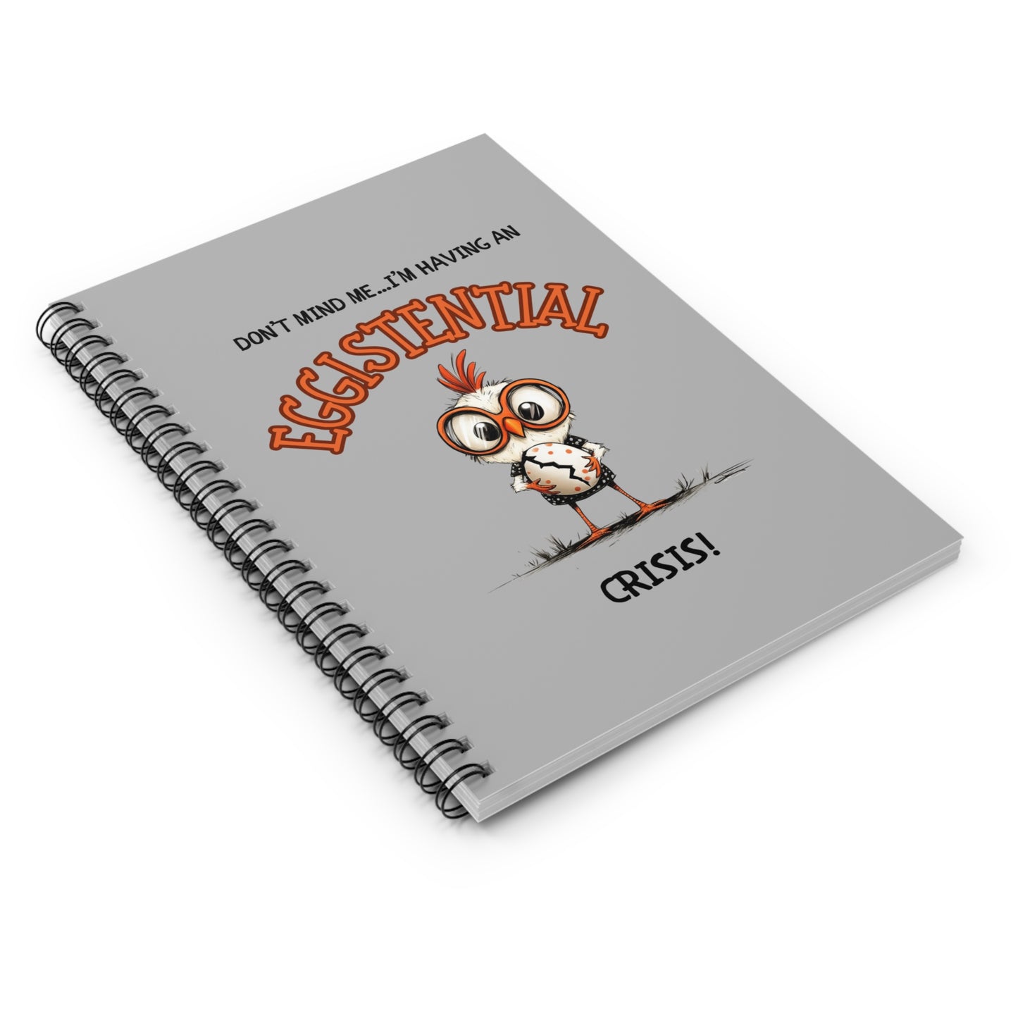 Egg-cellent Spiral Notebook - Gray Journal